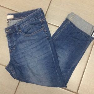 Cuffed hem banana republic capris